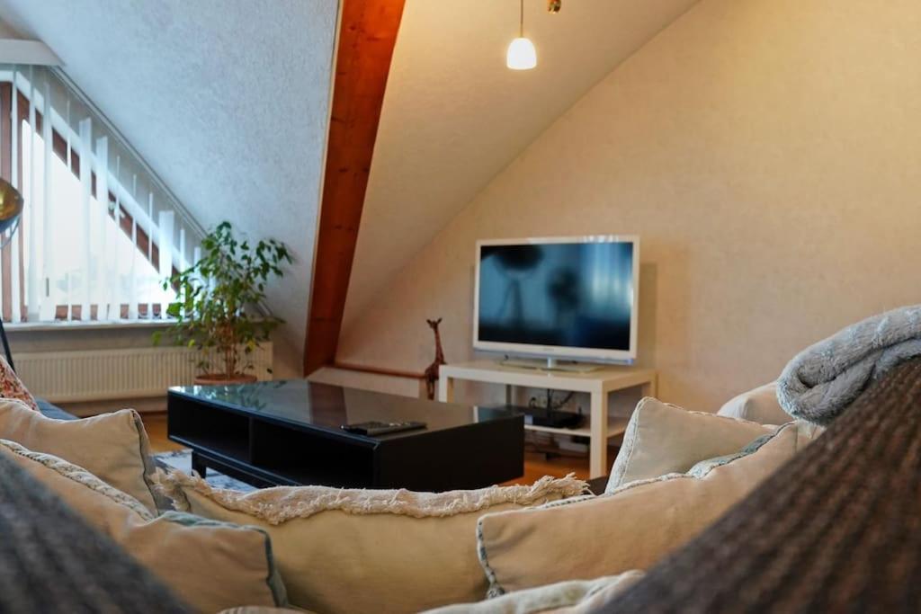 Grosse, Helle Wohnung Fuer Bis Zu 6 Personen Weinheim Exterior foto